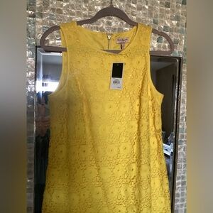 Juicy Couture Yellow Lace Tank Top